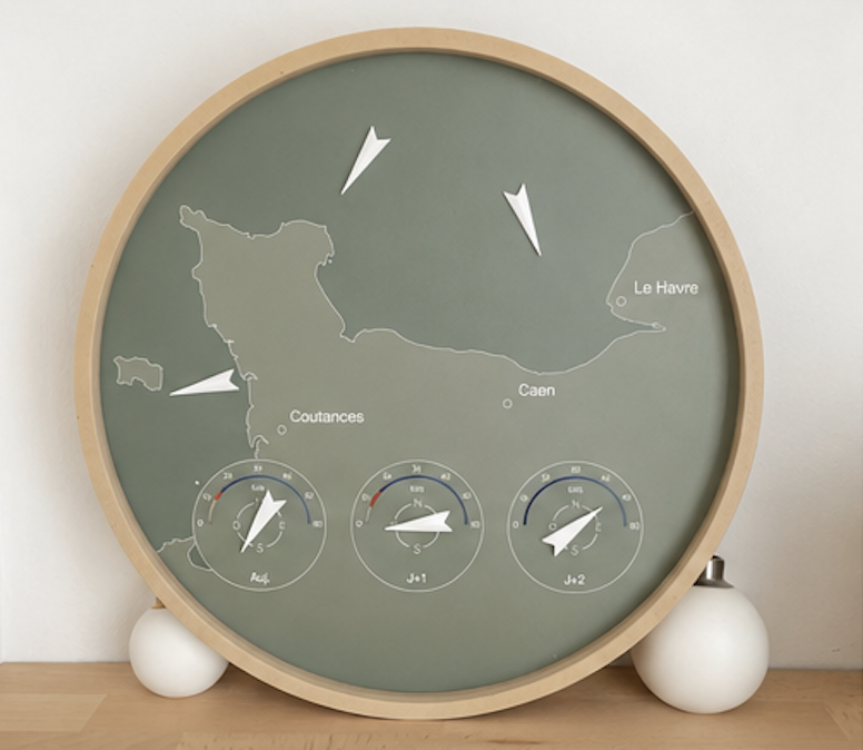 L'Horloge du Vent — coloris Vert sauge